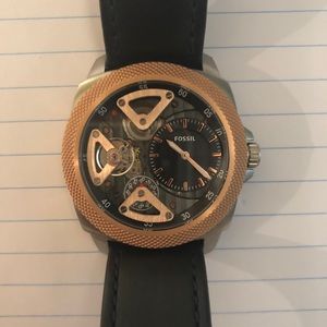 Men’s fossil watch automatic skeleton